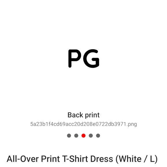 ALL-OVER print T-shirt Dress - Picture 3 of 5